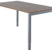 Bureau NPO Fyra instelbaar 160x80cm alu frame noten blad