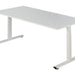 Bureau NPO Pro-Fit instelbaar 180x80cm wit frame wit blad