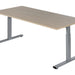 Bureau NPO Pro-Fit vast 180x80cm alu frame eiken blad