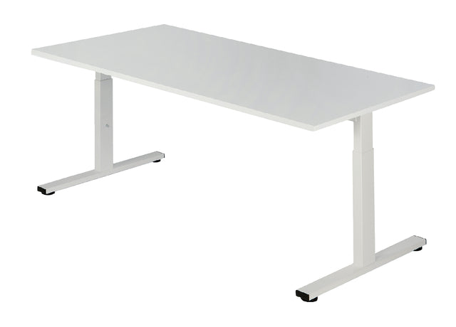 Bureau NPO Pro-Fit vast 180x80cm wit frame wit blad