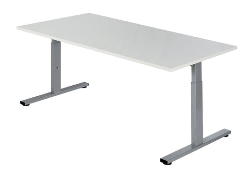 Bureau NPO Pro-Fit instelbaar 200x100cm alu frame wit blad