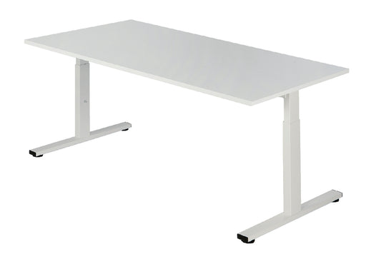 Bureau NPO Pro-Fit instelbaar 200x100cm wit frame wit blad