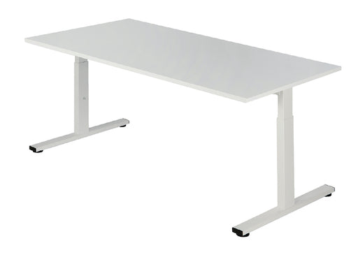 Bureau NPO Pro-Fit vast 200x100cm wit frame wit blad