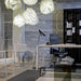 Bureau NPO Fyra vaste hoogte 180x80cm wit frame wit blad