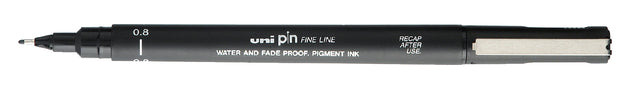 Fineliner Uni-ball Pin zwart (per 12 stuks)
