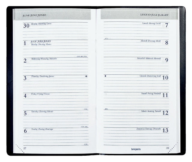 Agendavulling 2023 Brepols Breplan 7dag/1pagina