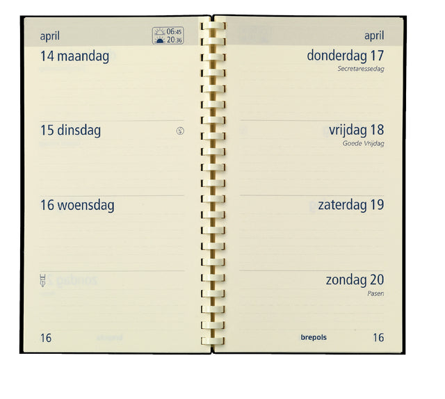 Agendavulling 2023 Brepols Optivision Pocket 7dag/2pagina's