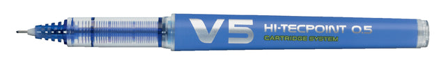 Rollerpen PILOT begreen Hi-Tecpoint V5 0,3mm blauw (per 10 stuks)