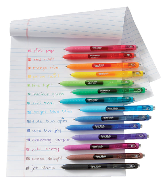 Gelschrijver Paper Mate Inkjoy zwart (per 12 stuks)