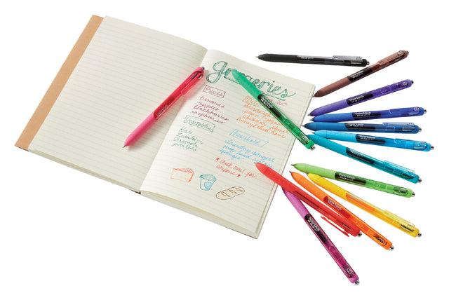 Gelschrijver Paper Mate Inkjoy rood (per 12 stuks)