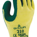 Handschoen Showa 310 grip latex S groen/geel
