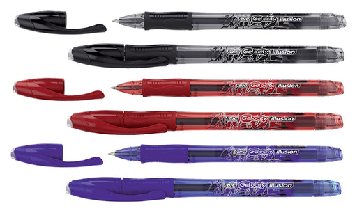 Gelschrijver Bic Gelocity illusion 0.3mm zwart (per 12 stuks)