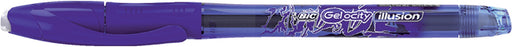 Gelschrijver Bic Gelocity illusion 0.3mm blauw (per 12 stuks)