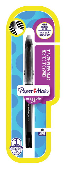 Gelschrijver Paper Mate Inkjoy Erasable zwart