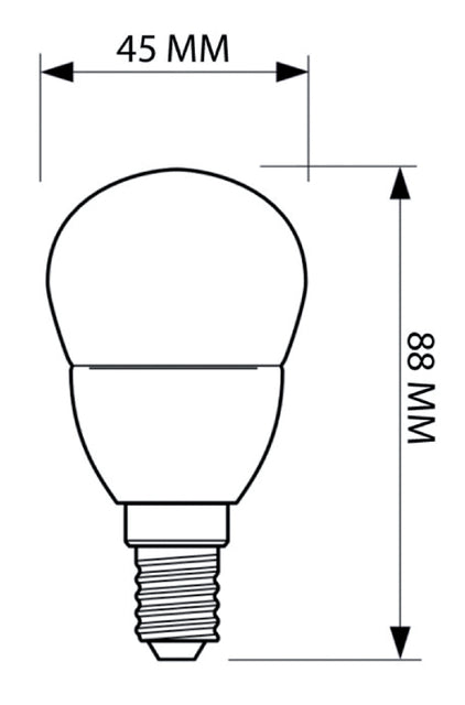 Ledlamp Philips CorePro LEDluster E14 4W=25W 250 Lumen