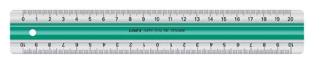 Liniaal Linex super S20 200mm transparant
