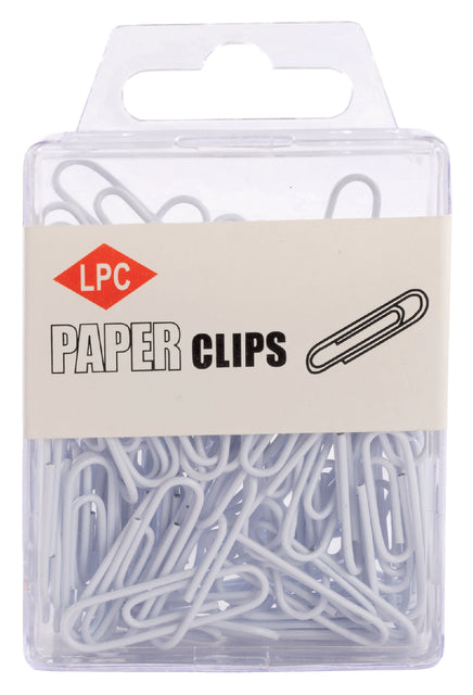 Paperclip LPC 28mm 100stuks wit