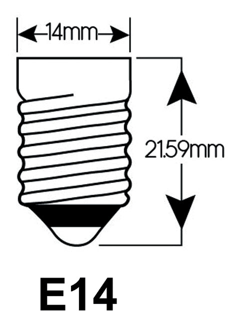 Ledlamp Integral E14 3,5W 2700K warm licht 350lumen dimbaar