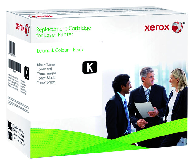 Tonercartridge Xerox alternatief tbv Lexmark C540H2KG zwart