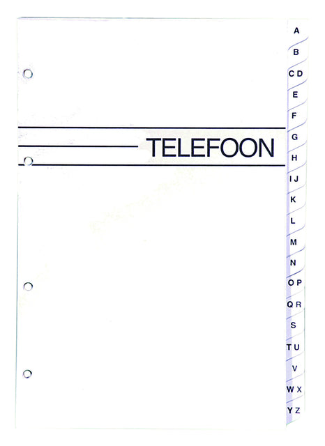 Telefoonalbum KTC large navulling A-Z 4-rings