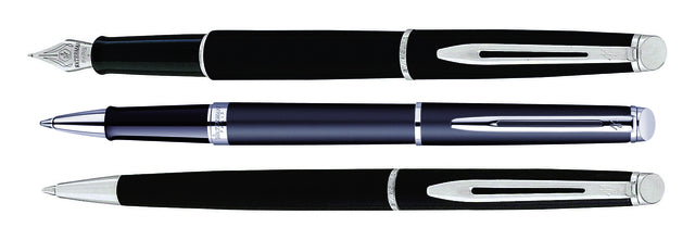 Rollerpen Waterman Hémisphère matt black CT fijn