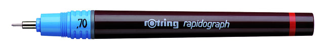 Tekenpen rOtring 155070 rapidograph 0.70mm blauw