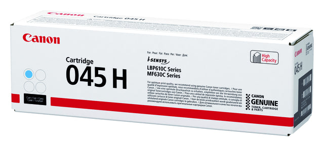 Tonercartridge Canon 045H blauw HC