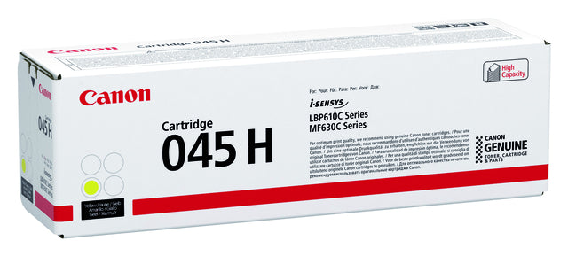 Tonercartridge Canon 045H geel HC