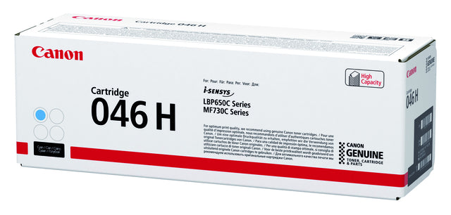 Tonercartridge Canon 046H blauw HC