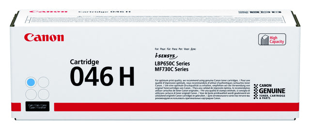 Tonercartridge Canon 046H blauw HC