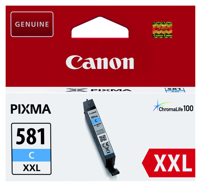 Inktcartridge Canon CLI-581XXL blauw EHC