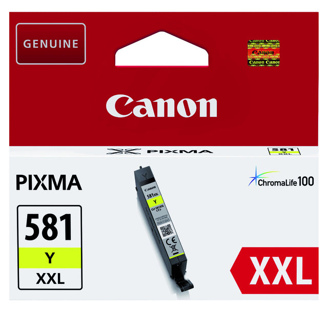 Inktcartridge Canon CLI-581XXL geel EHC
