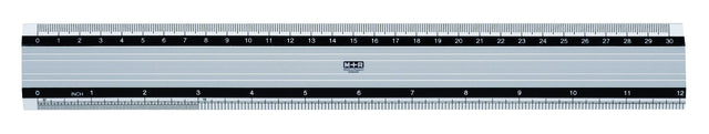Liniaal M+R 1830 300mm aluminium