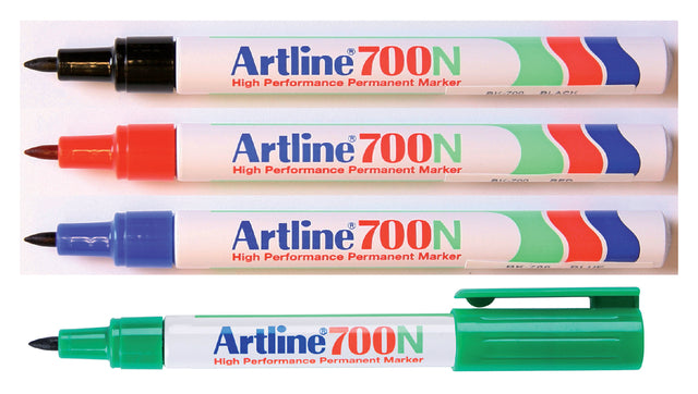 Viltstift Artline 700 rond 0.7mm groen (per 12 stuks)