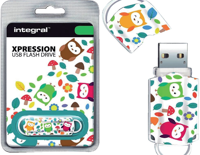 USB-Stick 2.0 Integral FD Xpression 16GB Uiltjes