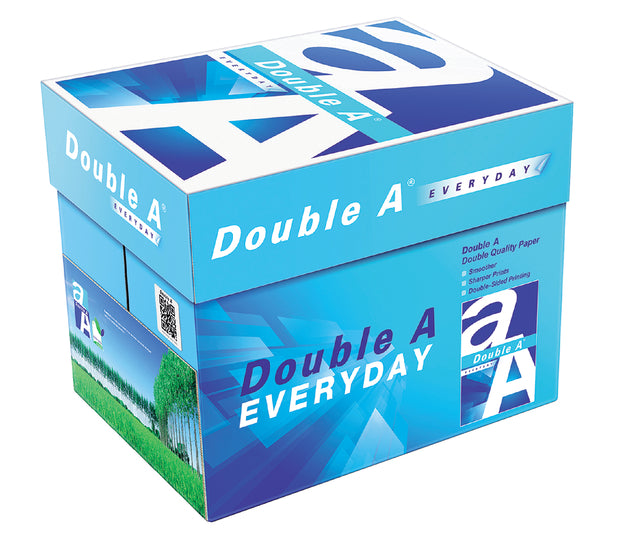 Kopieerpapier Double A Everyday A4 70gr wit 500vel (per 5 stuks)