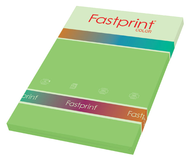 Kopieerpapier Fastprint A4 160gr helgroen 50vel