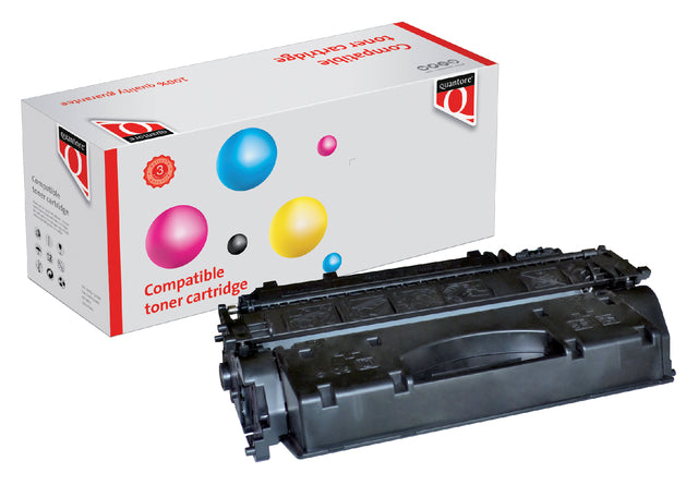Tonercartridge Quantore alternatief tbv HP CE505X 05X EHC zwart