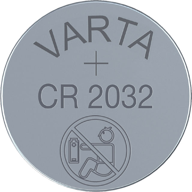 Batterij Varta knoopcel CR2032 lithium blister à 1stuk
