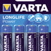 Batterij Varta high energy 4xAA voor Belgie