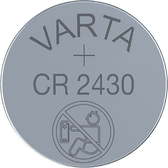 Batterij Varta knoopcel CR2430 lithium blister à 2stuk
