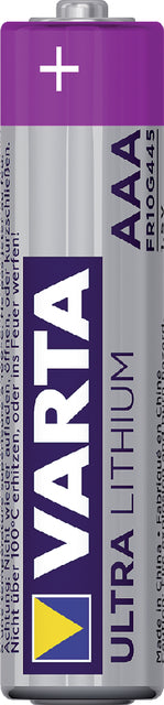 Batterij Varta Ultra lithium 4xAAA