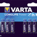 Batterij Varta Longlife Power 8xAAA
