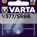 Batterij Varta knoopcel V377 horloge blister à 1stuk