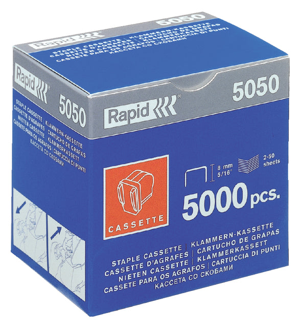 Nieten Rapid cassette voor 5050E 5000 stuks