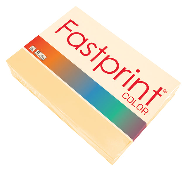 Kopieerpapier Fastprint A4 160gr donkerchamois 250vel