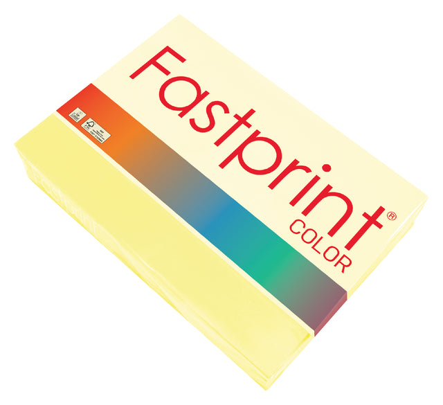 Kopieerpapier Fastprint A4 160gr geel 250vel