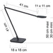 Bureaulamp Unilux Magic zwart