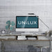 Bureaulamp Unilux Ulva aluminiumgrijs