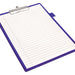 Klembord Quantore A4 blauw met 100mm klem + penlus